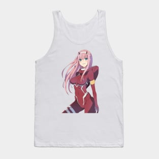 Zero Two Darling in The Franxx Tank Top